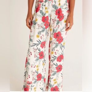Z Supply Resort | Floral Boardwalk Wide Leg Pants | Small